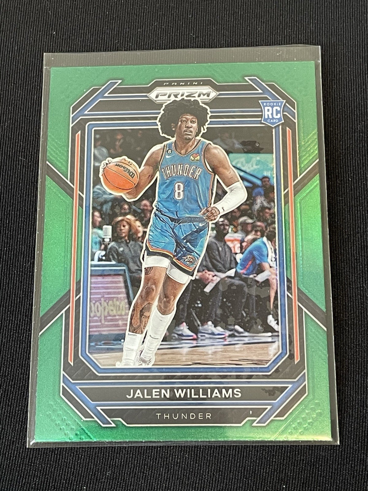 2022-23 Panini Prizm Jalen Williams RC Prizm Green Rookie #246 Thunder