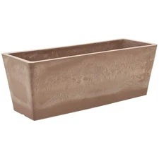 PSW U45TP Plastic/Stone/Wood Composite Simplicity Window Box, No Drainage Hol...