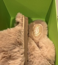 Sam Edelman Jeane Camel Faux Fur Flat Women's Slippers Size 10M