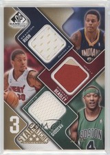 2009 SP Game Used Star Swatches Level 3 21/35 Brandon Rush Michael Beasley 0o0