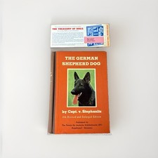 LIBRO PARA PERROS RARO "EL PERRO PASTOR ALEMÁN" POR VON STEPHANITZ 8ª ED 1950 983 PÁGINAS