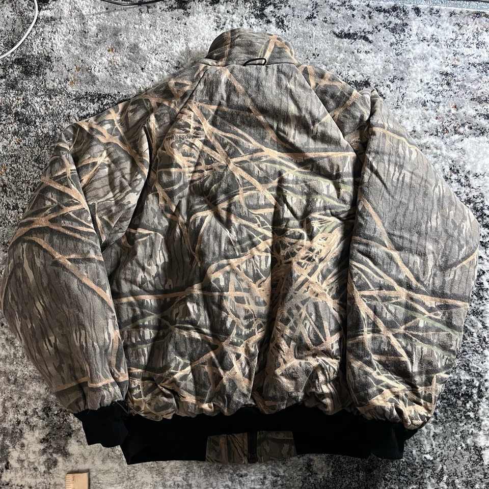 Chaqueta camuflada Mossy Oak pesada para hombre talla M-L no etiquetada excelente estado Foto 2 de 4