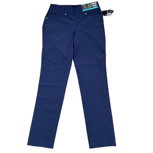 PGA Tour Womens Tummy Control Golf Pants Navy Blue Black Iris Small NWT - Picture 1 of 6