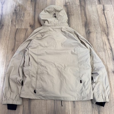 Vintage Oakley Software Ski Jacket With Removable Hood Tan Khaki