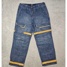 Vintage Girbaud Shuttle Tape Jeans 38x33.5 90s Y2K Cargo Baggy Skater Baggy