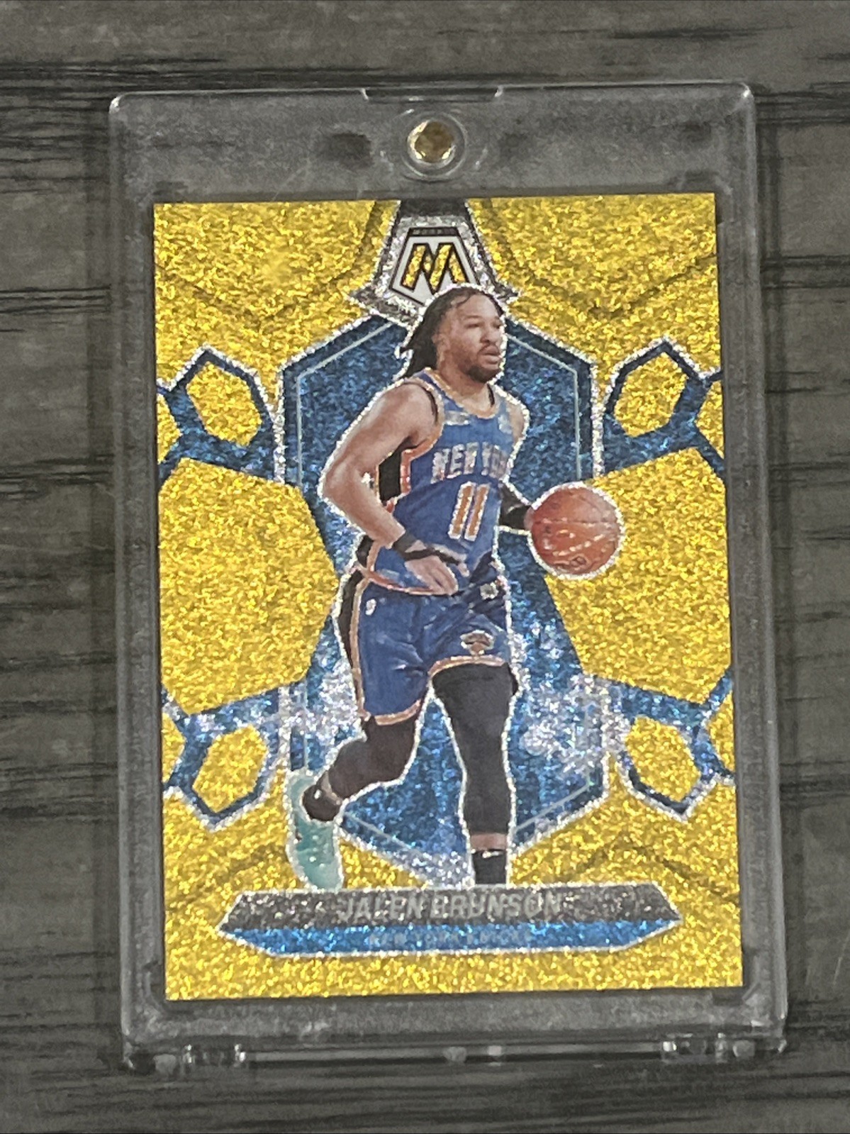 Jalen Brunson 2023 Mosaic #67 Gold Glitter /5 Price Guide - Sports