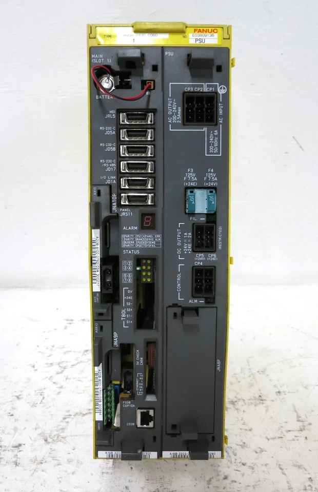 Fanuc A16B-3200-0412 + A16B-2203-0370 Robot Control CPU Board Power Supply PLC - Image 2 of 4