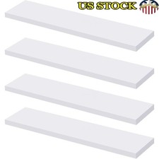 Medicine Cabinet Replacement Shelves Set of 4 Wooden Storage Racks Easy Install