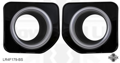 Fog Light Bezels 'Facelift Style' in Black & Silver for Discovery 4 2010-2013