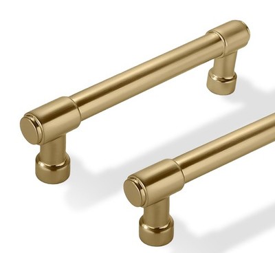 Kitchen Cabinet Handles, Heavy Duty Jasper Pulls, Champagne Bronze Finish, Gold