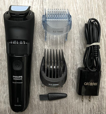 Philips Norelco Beard Trimmer 3000 BT3620/40 40 Length Self-Sharp Wet Dry Used