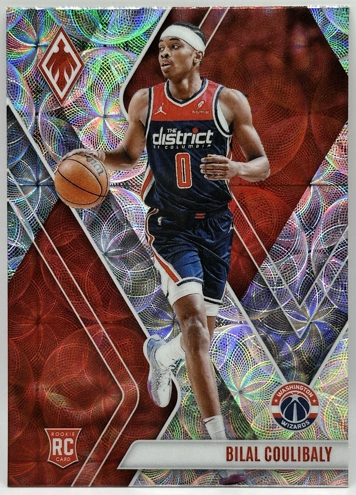 2023-24 Panini Phoenix - Rookies Bilal Coulibaly Scope Prizm #285 (RC) WSH