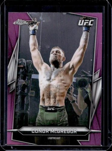 2026 Topps Chrome UFC Conor McGregor Refractor Pink #/250