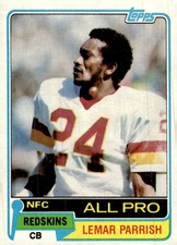 1981 Topps #210 Lemar Parrish
