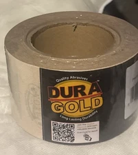 Premium - 400 Grit Gold - Hook & Loop Backing Longboard Continuous Sandpaper Rol