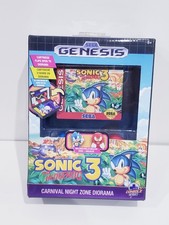 Console Heroes Sonic 3 Carnival Night Zone Sega Genesis Diorama - Brand New