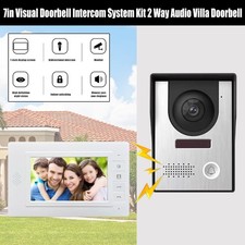 7 Inches Video Intercom System Monitor Video Door Doorbell AC100-265V