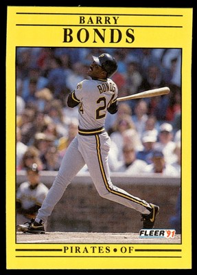 1991 Fleer Barry Bonds #33