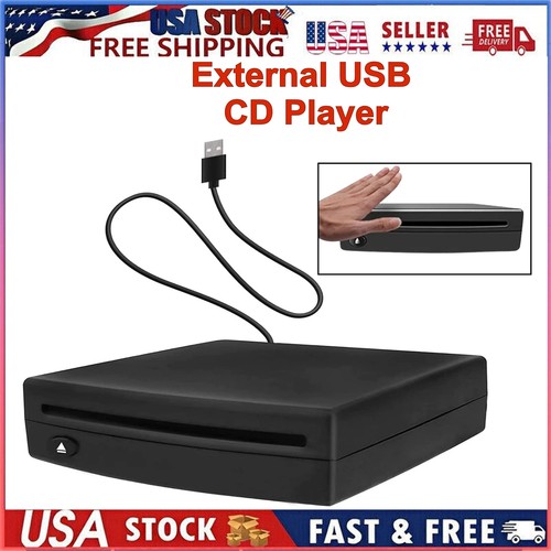 External USB Car Universal CD Player, Vehicle CD Player For Car Via USB Radio