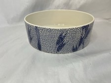 LATINA LOZADUR Argentina Bluegrass tazón redondo azul y blanco.  8 5/8" D