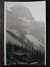 RPPC - Mt Stephen, Field, British Columbia, CAN - 1926-40s, Rough Edges