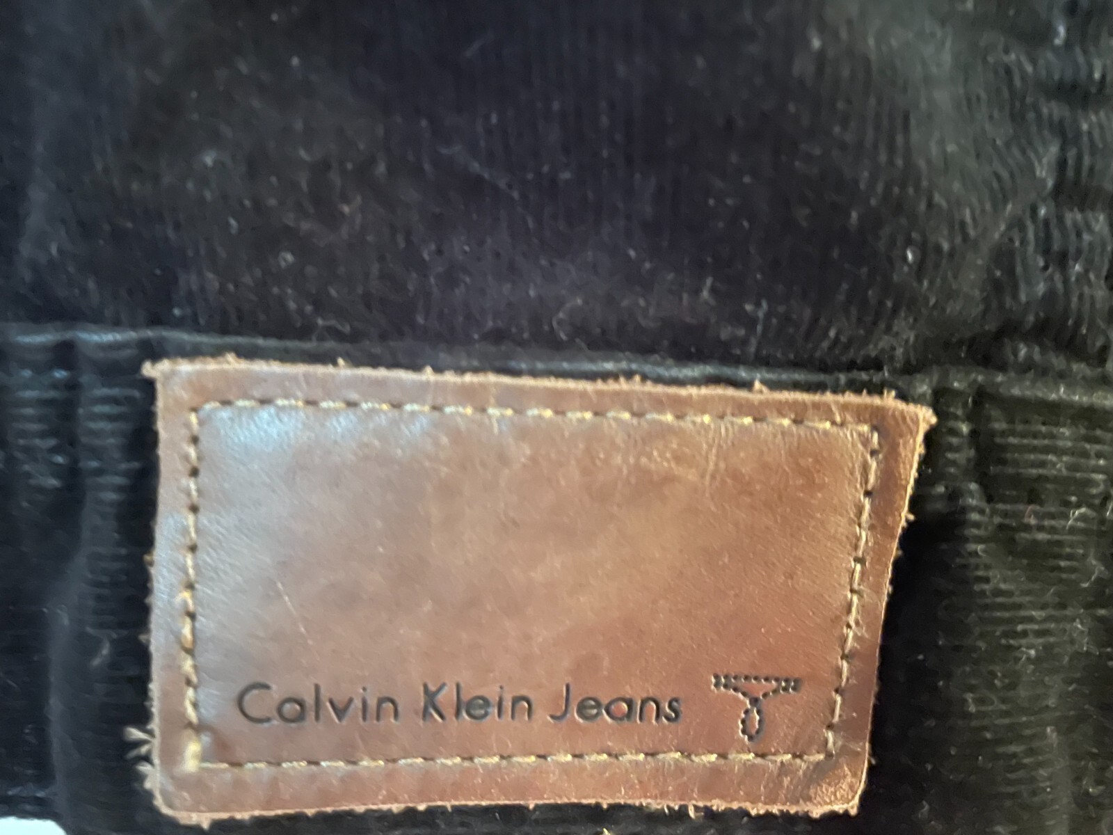 Calvin Klein Jeans Black Soft Corduroy Jacket Pockets Womens Sz Large image 7