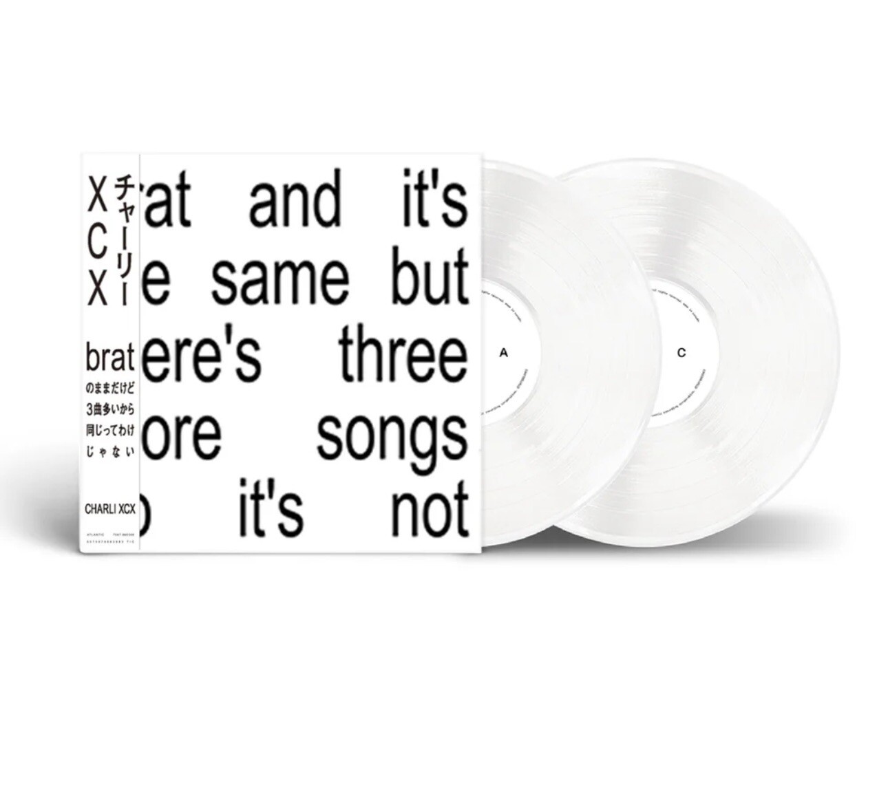 Charli XCX Brat And It's The Same Deluxe Vinyl 2LP Obi Edition Big Love