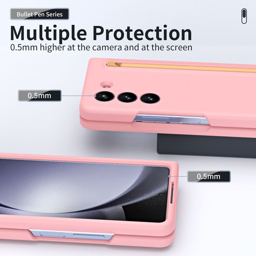 Funda de silicona líquida plegable 6 5/4/plegable3 para Samsung Galaxy Z + lápiz óptico + película de pantalla - Imagen 46 de 50