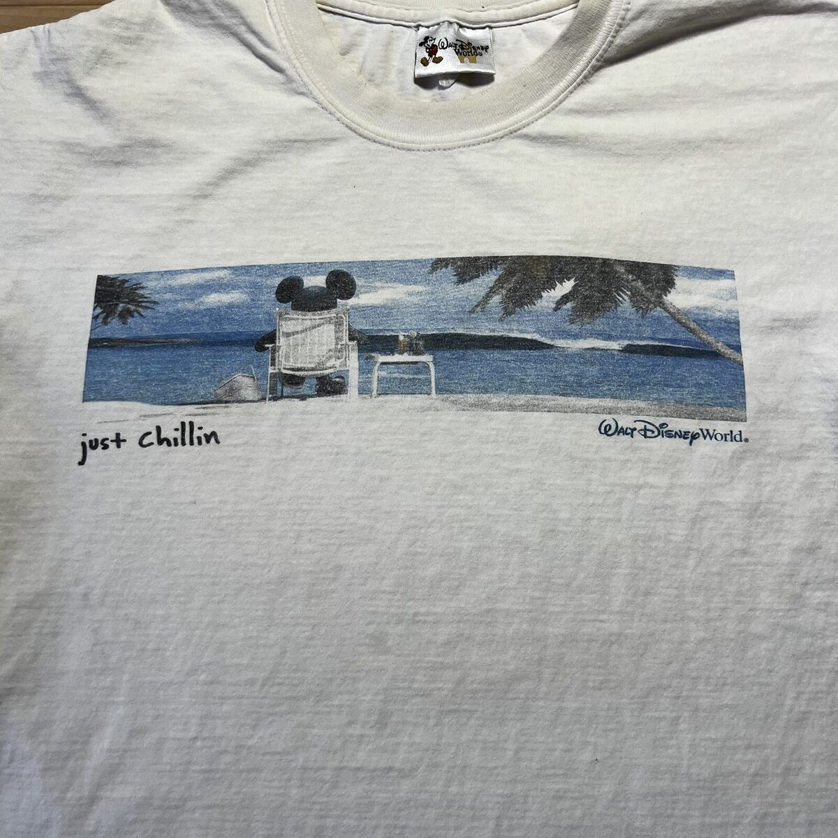 Vintage Walt Disney Mickey Mouse Paradise Found Beach T Vintage Walt Disney Mickey Mouse Paradise Found Beach T