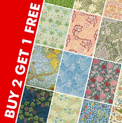 William Morris Pattern Prints - Vintage Paintings - Fine Art Poster - A4 A3 A2