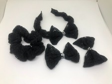 HANDMADE HAIR BAND HAIR CLIP BLACK LOVELY HEADWEAR SET ACCESSORIES
