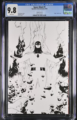 Space Ghost V4 #1  Jae Lee 1:40 Incentive Line Art Virgin Sketch Cover -CGC 9.8