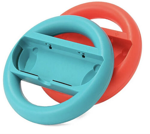 IPlay Switch Handle 2 Pack Steering Wheel Switch Joy-Con Controller Blue Red New - Picture 1 of 9