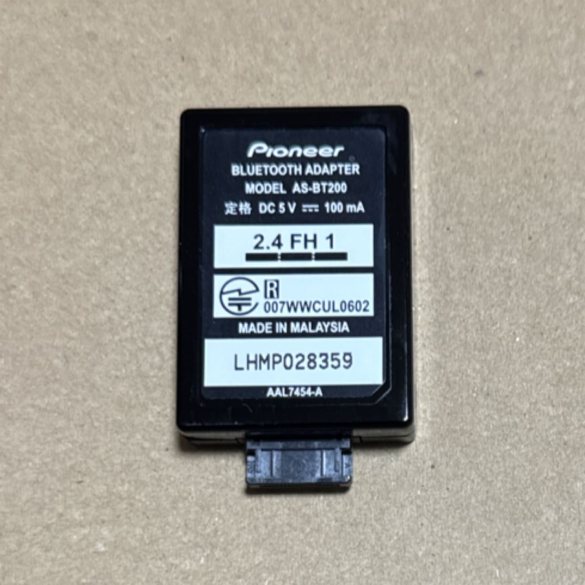Pioneer Bluetooth Adapter AS-BT200 Audio Equipment Pioneer Bluetooth Adapter AS-BT200 Audio Equipment
