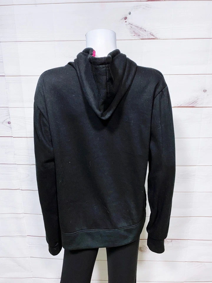 Sudadera con Capucha Mossy Oak para Mujer Talla XL Negra Bandera de Estados Unidos Bolsillo Canguro Manga Larga Foto 4 de 4