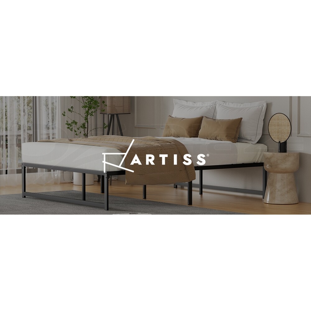 Artiss Bed Frame Metal Bed Double Queen King Size Mattress Base