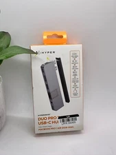 Hyper -HYPERDRIVE DUO PRO 7-in-2 USB-C Hub for macbook Pro / Air- Space Gray