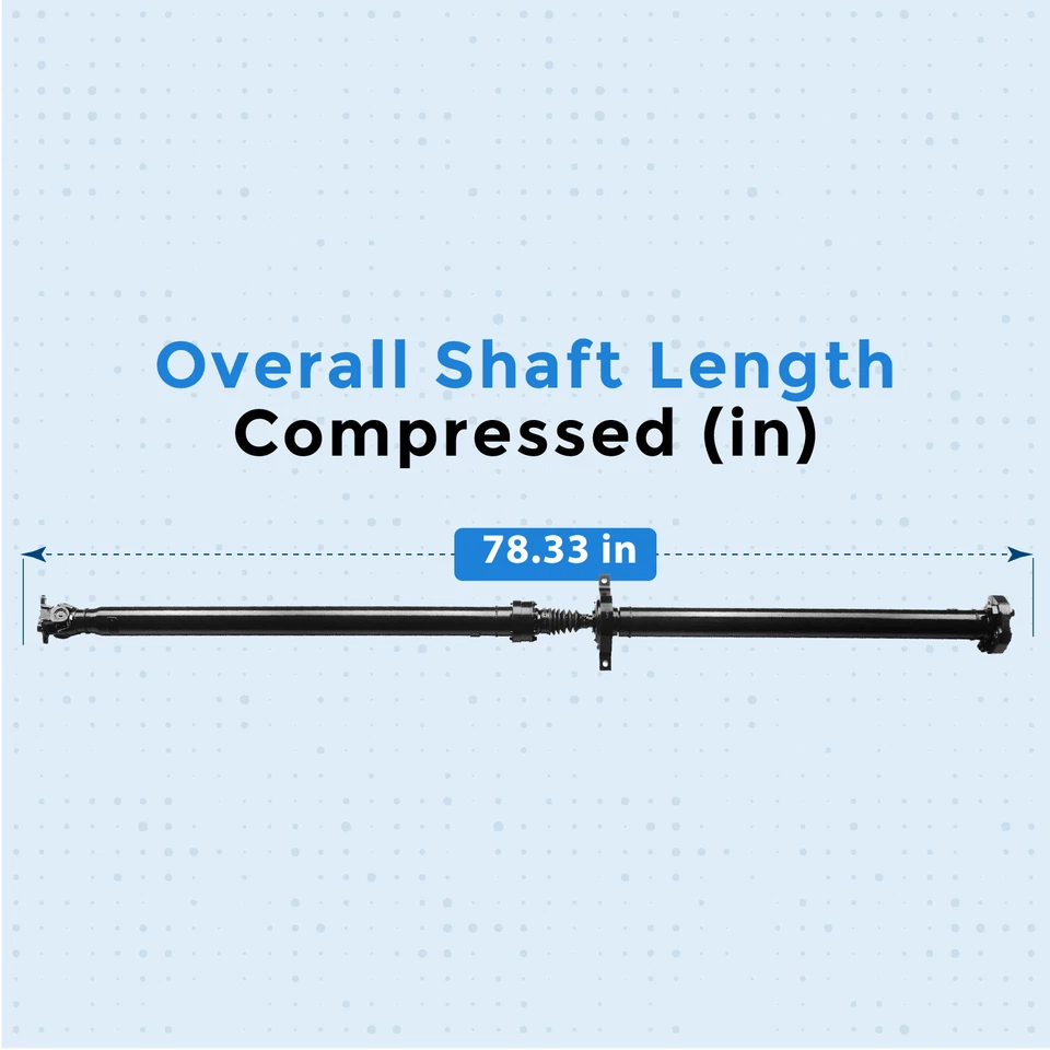 78.33inch Rear Drive Shaft for 2010-2012 2013 Hyundai Tucson Kia Sportage AWD Foto 2 de 4