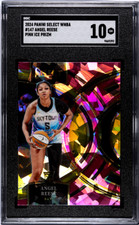 2024 Panini Select WNBA - Premier Level #147 Angel Reese  Pink Ice (RC) SGC 10