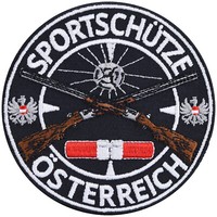 SportschüTze ÖSterreich AufnäHer AufbüGler Sport Shooting Patch Austria SchüTze