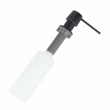 Laundry Tub Soap Dispenser in a Black Finish