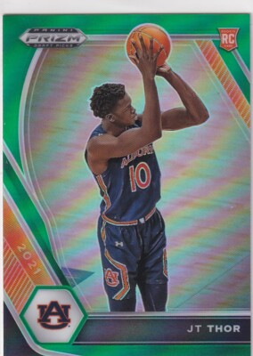 2021-22 PRIZMS GREEN RC JT THOR DETROIT PISTONS ROOKIE NK780