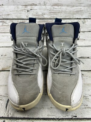 Air Jordan Retro 12 XII UNC Wolf Gray University Blue Shoes  display picture 1