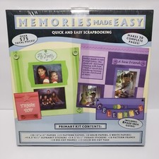 Memories Made Easy Quick And Easy Scrapbooking Kit Set Over 575 Pieces Brand New