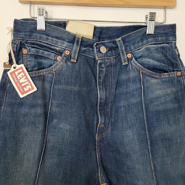 Levi's Vintage Clothing 701 Pin Tuck Selvedge Jeans Sz 29 Big E 1950s Denim  LVC for sale online | eBay