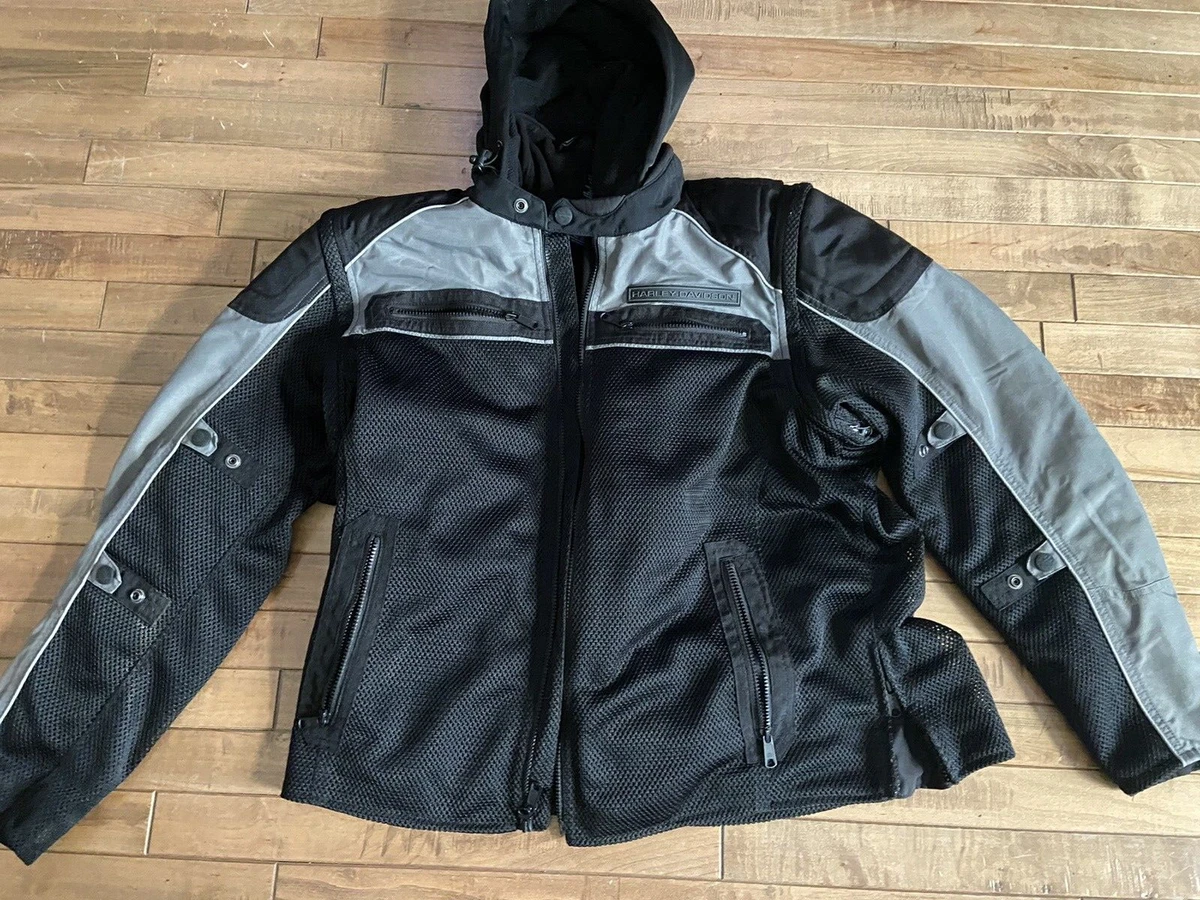 Harley davidson leather jacket 3 in 1 cheap