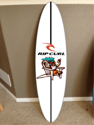 wall hanging surf board surfboard decor hawaiian beach surfing beach ...