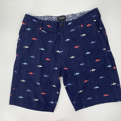 Trunks Surf & Swim Co Men's Shorts Size 32 Multi Function Short $68 Navy Blue