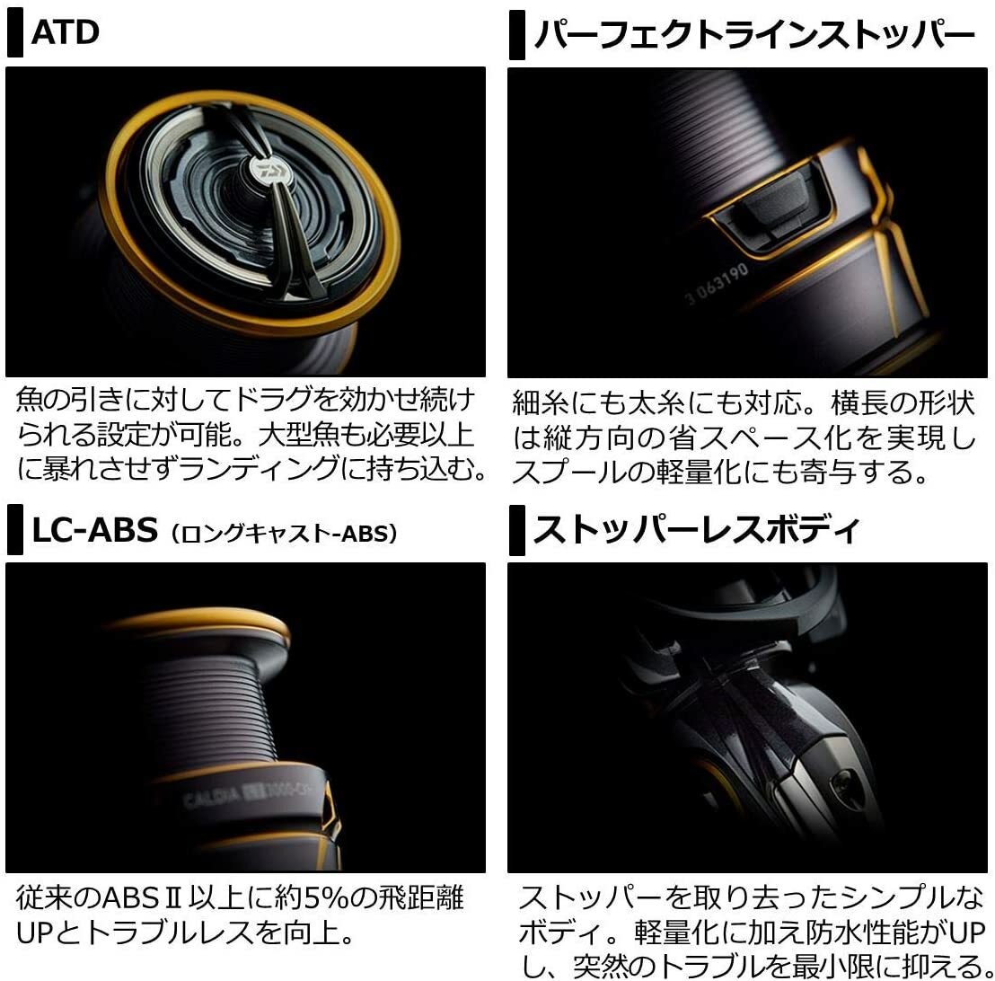 DAIWA 21 CALDIA Fishing Spinning Reel LT2500S-XH From Japan New | eBay