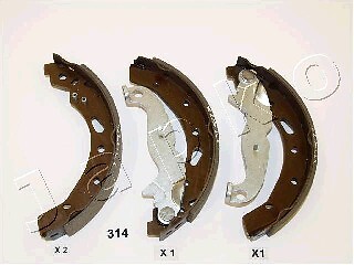 55314 JAPKO Brake Shoe Set for MAZDA